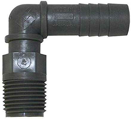 2" Insert x Male 90 Elbow Poly