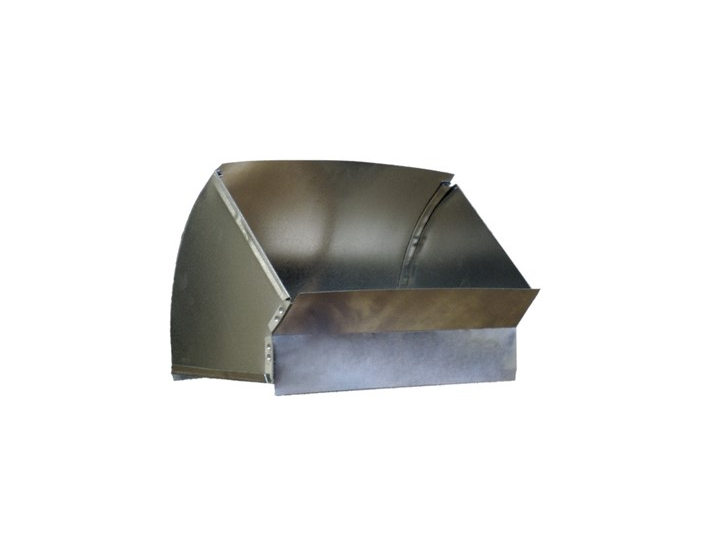 8" x 12" 45 Shortway Angle Duct