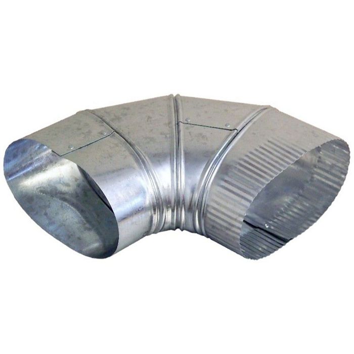 [hmo60357] 7" Oval x Oval Flat Way 90 Duct