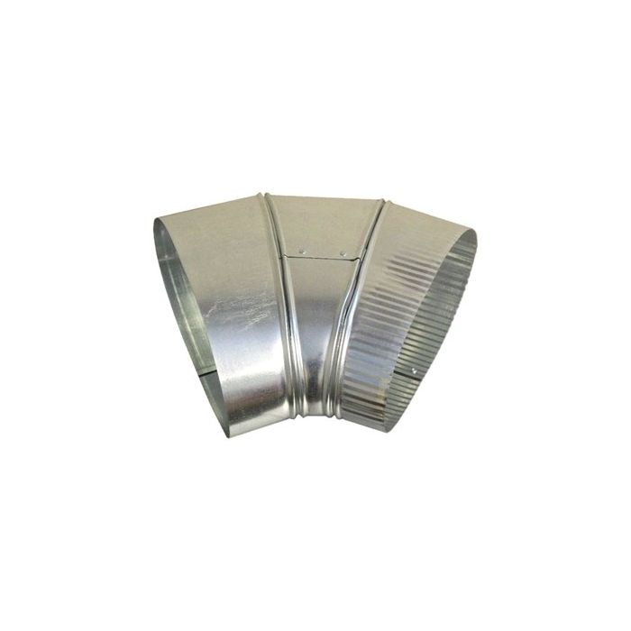 7" Oval x Oval Flat Way 45 Duct