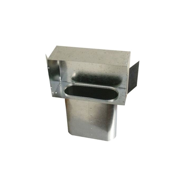 4" x 10" x 6" Oval Stackhead Duct