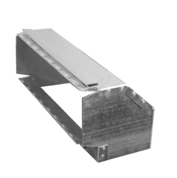 [hms9310] 3" x 10" 90 Wall Stack Elbow Duct
