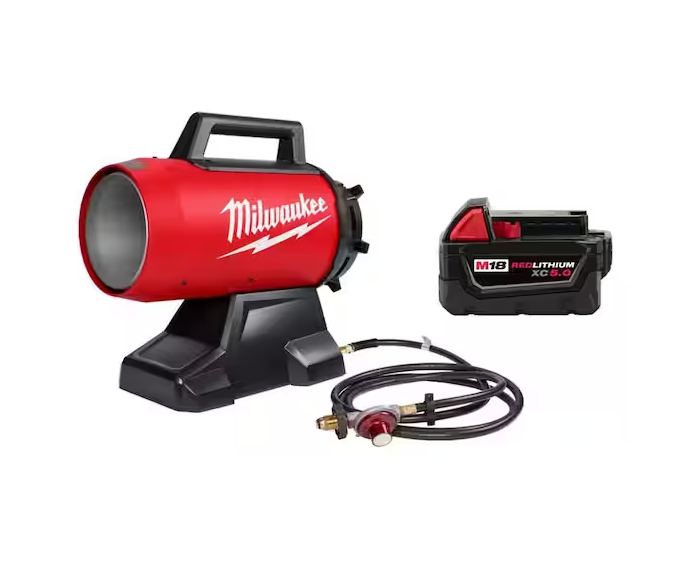 Milwaukee M18 70,000 BTU Forced Air Propane Heater (Bare Tool)