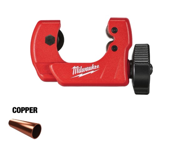 [tm48224251] Milwaukee 1" Mini Copper Tubing Cutter