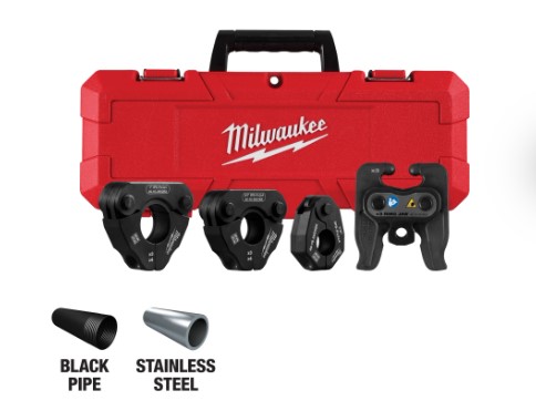 Milwaukee 1/2",3/4",1",1 1/4",1 1/2" & 2" IPS-P Press Jaw Kit For M18 FORCELOGIC Press Tool