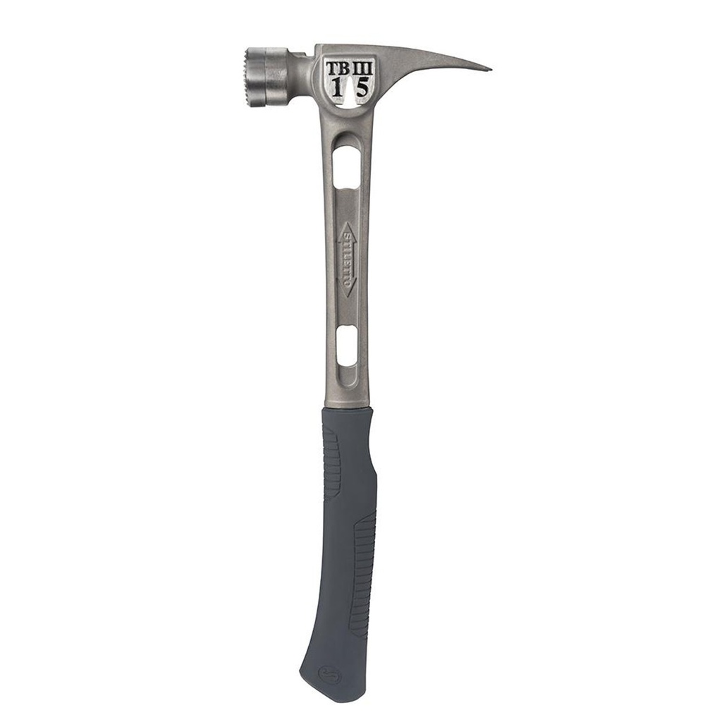 Stiletto Hammer 15oz Milled/Curved Titanium