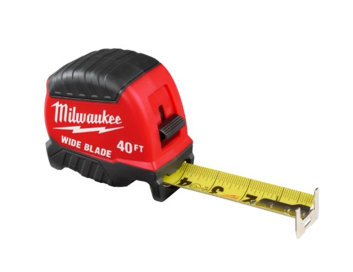[tm48221240] Milwaukee 40' Wide Blade Tape Measure