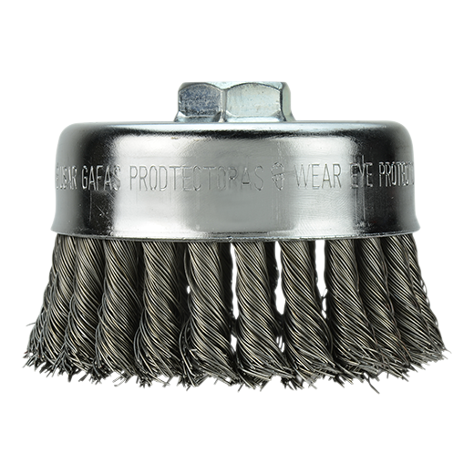 Milwaukee 3" Crimped Wire Cup Brush- Carbon Steel