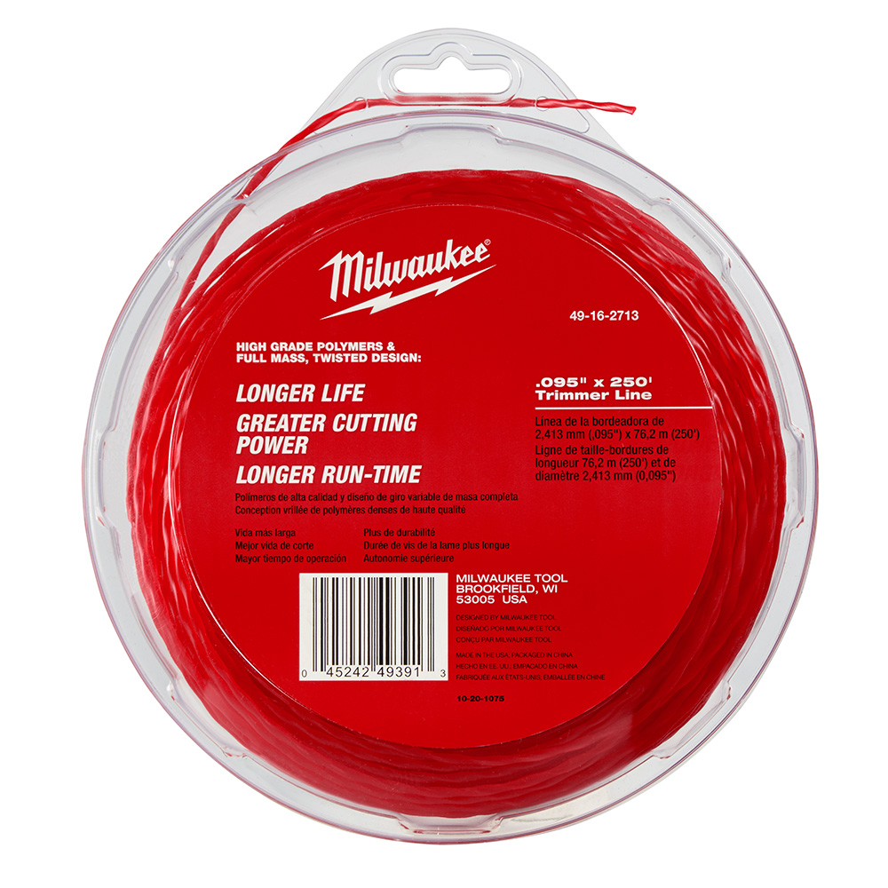 Milwaukee .095x250' Trimmer Line