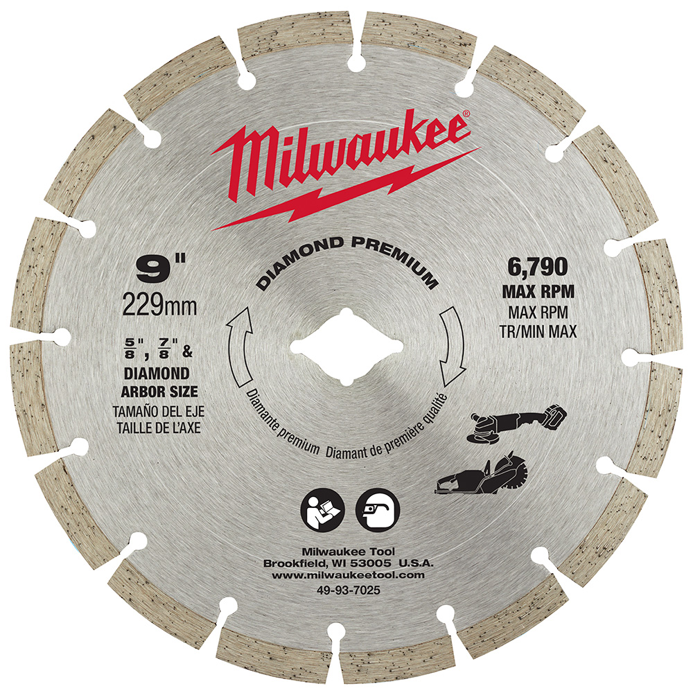 Milwaukee 4" Diamond Cup Wheel Double Row