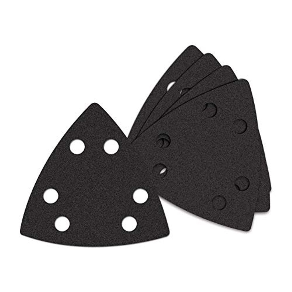Imperial Sandpaper 80 Grit 5pc Oscillating Triangle Sandpaper 80 Coarse Grit
