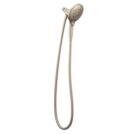 [fm3662epbn] Moen Engage Magnetix Brushed Nickel Handheld Shower Head with Hose and Shower Arm Bracket
