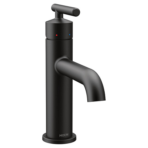 [fm6145bl] Moen Gibson One Handle Lav High Arc, Matte Black