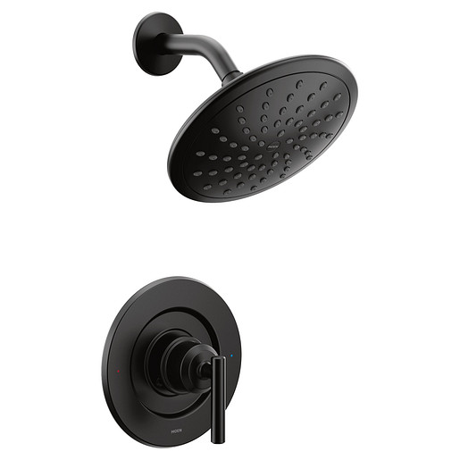 [fmt3002epbl] Moen Gibson Rain Shower Trim Black