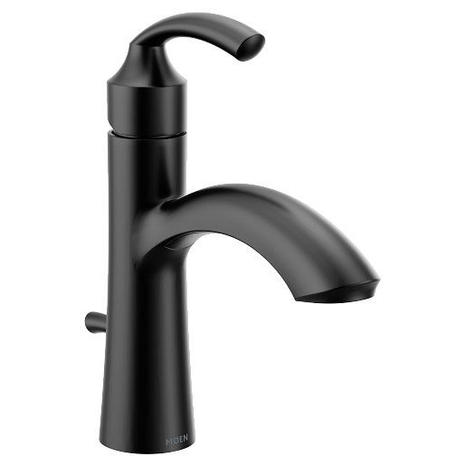 [fm6170bl] Moen Glyde 1Handle Lav Black