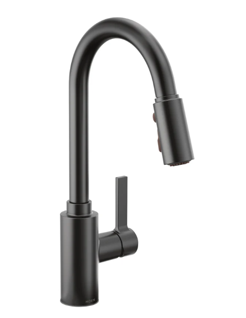 [fm7882bl] Moen Genta Pull Down Kitchen Black