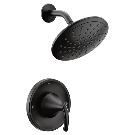 [fmt2842epbl] Moen Glyde Rainshower Black Eco Performance Trim Kit