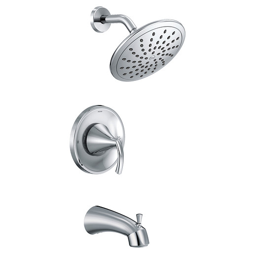 [fmt2843ep] Moen Glyde Tub & Rainshower Chrome Eco Performance Chrome Trim Kit