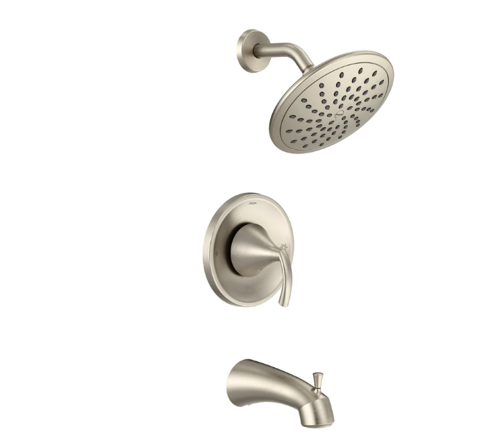 [fmt2843epbn] Moen Glyde Tub & Rainshower Eco Performance Brushed Nickel Trim Kit