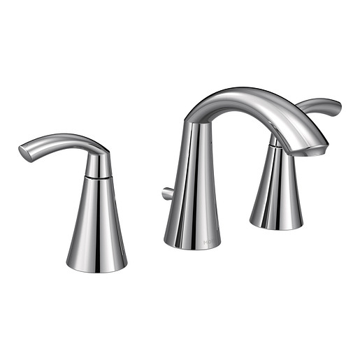 Moen Glyde Widespread 2H Lav Matte Black