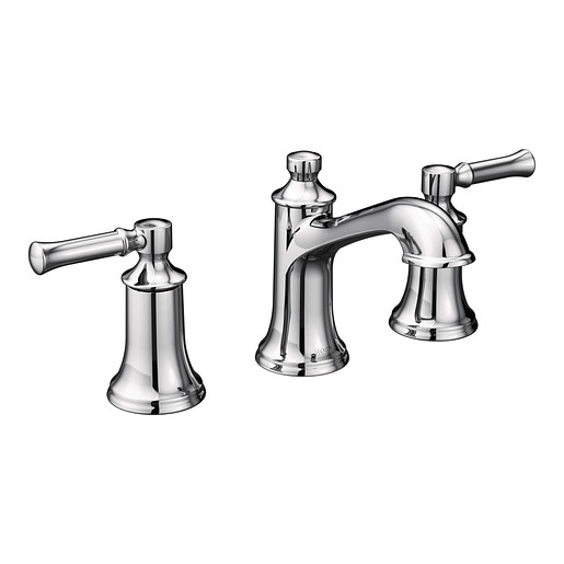 Moen Dartmoor 2H Lav Black Wide Spread