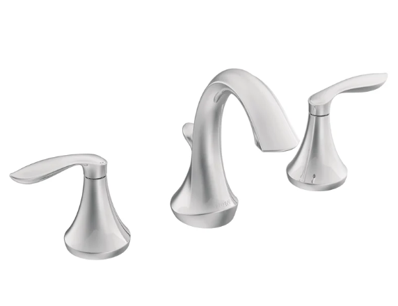 [fmtv6420] Moen Eva 8" to 16" Centers 2Handle Lav Faucet Chrome