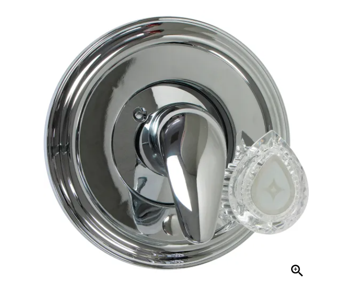 Delta Style Replacement Shower Valve Trim Chrome