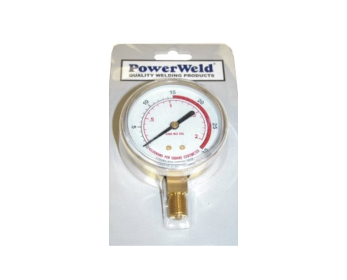 Acetylene Gauge 30PSI A30 Powerweld