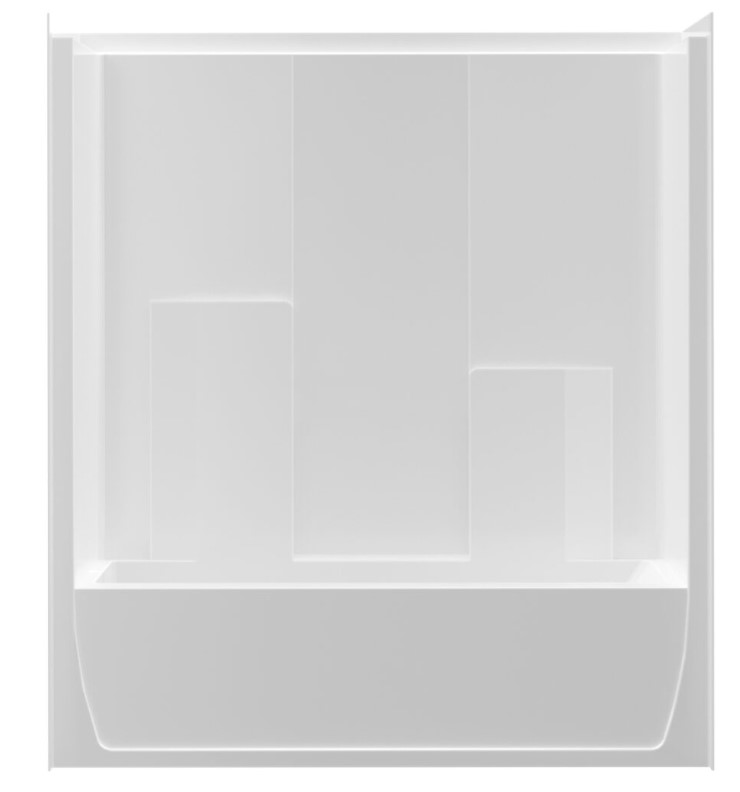 [fst17236r] Salo 72"x36" 1Pc Tub & Shower 72"W x 38"D x 82"H Right Right Hand Plumbing