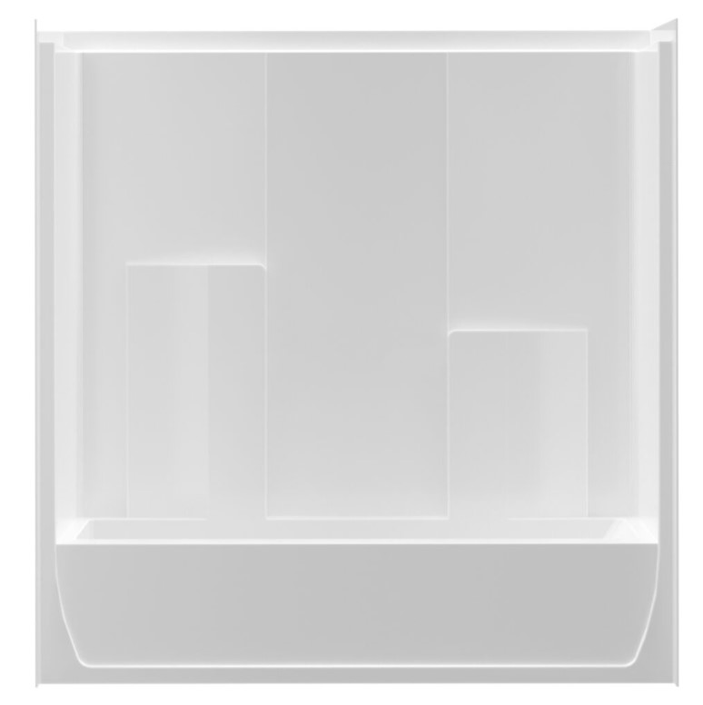 [fst172r] Salo 72"x32" 1Pc Tub & Shower 72""W x 34"D x 74-3/4"H Right Right Hand Plumbing