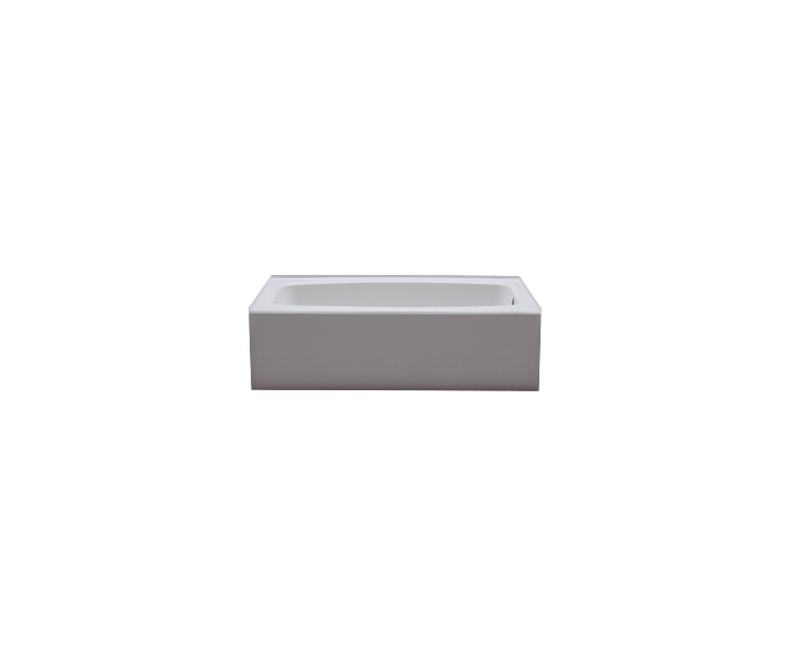 Salo 60" x 31" Tub Only White, Right 60"W x 31"D x 18-1/4"H Right Hand Plumbing