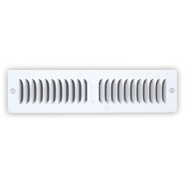 4" x 10" Floor Grille White