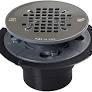 [ds821200a] Bolt Down Shower Drain ABS Sioux Chief