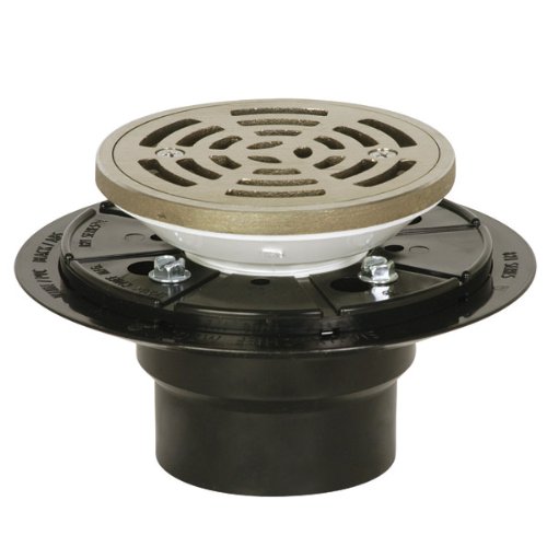 Bolt Down Shower ABS HEAVY Round Sioux Chief