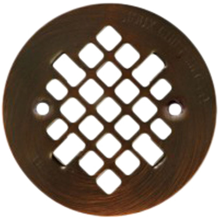 Shower Drain Cover: Bronze