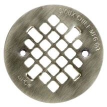 Shower Drain Cover: Nickel