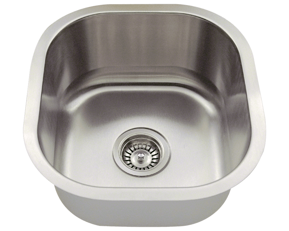 Solera Single Bowl 17x16x8" 18ga Undermount Stainless Sink