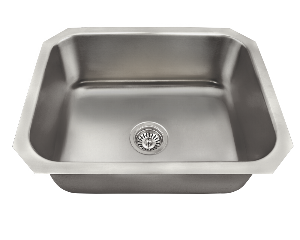 Solera Single Bowl 23x18x8" 18ga Made in USA Undermount Stainless Sink