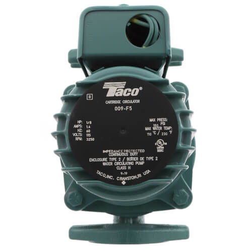 [ht009] Taco Pump High Head 1/8 HP 009-f5