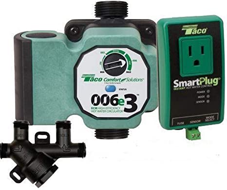 [hthlpe1] Taco Hot-Link Domestic Pump 3/4" No Recirc Line needed, Smart Plus Control
