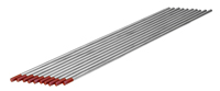 Tungsten 2% 1/8 x 7" Tig Electrode Thoriated DC carbon steel, stainless steel, nickel, titanium, copper