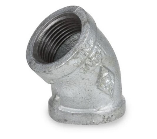 [pg41] 1/8" 45 Elbow Galvanized