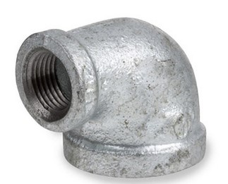 [pg9108] 1 1/2" x 1" 90 Elbow Galvanized