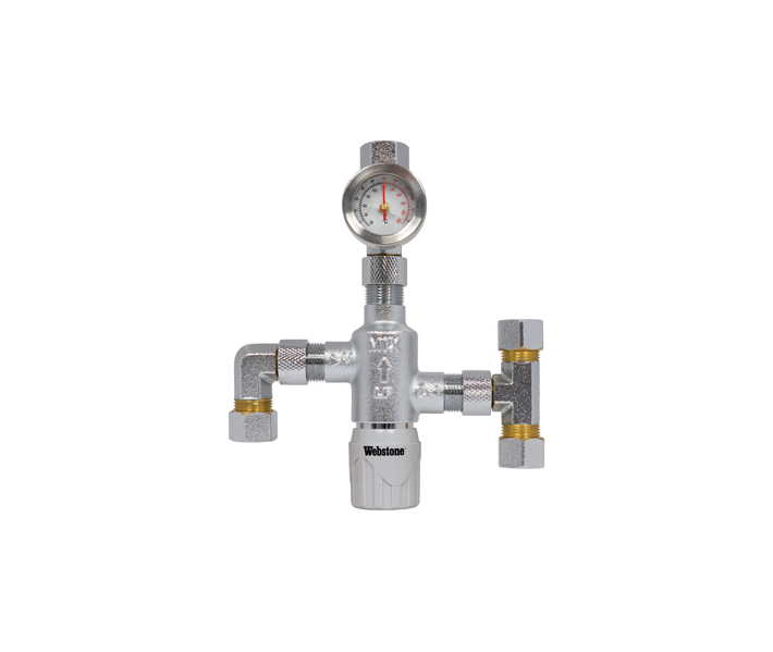 [hvwmv] Thermostatic Mixing Valve w/Bypass Webstone H77211W-TG