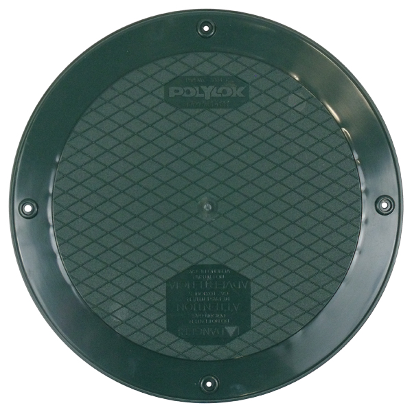 Polylok 12" Green Plastic Lid